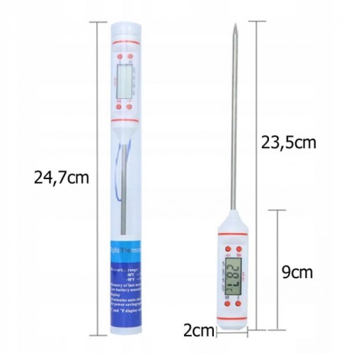 TERMOMETR CYFROWY LCD SONDA