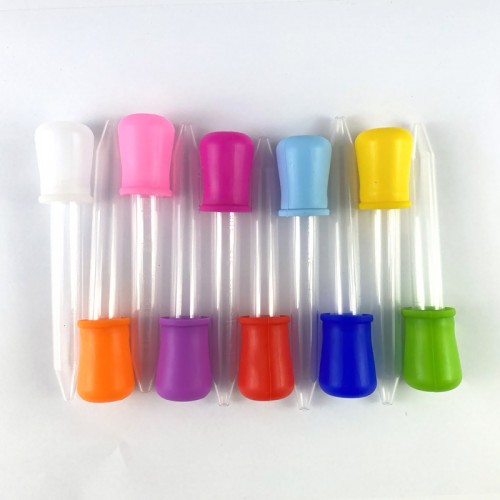 Zestaw pipet 5 ml z miarką (10*1szt) 10 kolorów