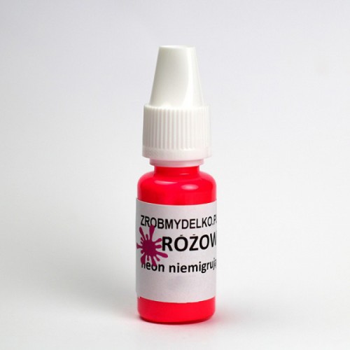 Pigment do mydła NIEMIGRUJĄCY NEON Różowy, 30ml