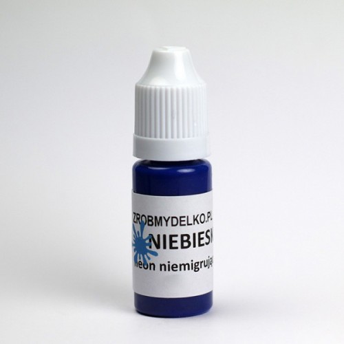 Pigment do mydła NIEMIGRUJĄCY NEON Niebieski, 30ml