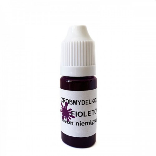 Pigment do mydła NIEMIGRUJĄCY NEON Fioletowy, 30ml