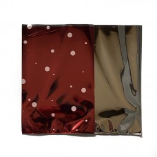 Worki foliowe świąteczne dwustronne 10x12, 10szt