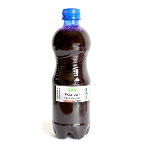 Pigment barwnik do mydła mydeł glicerynowych NIEMIGRUJĄCY Fioletowy, 500ml
