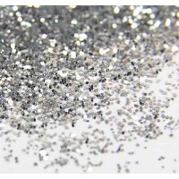 Brokat normal 0,4 mm srebrny 