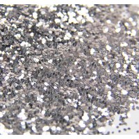 Brokat maxi 0.6mm srebrny 