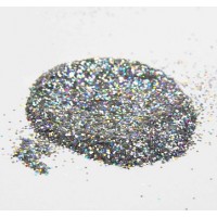 Brokat maxi 0,6mm srebrny 