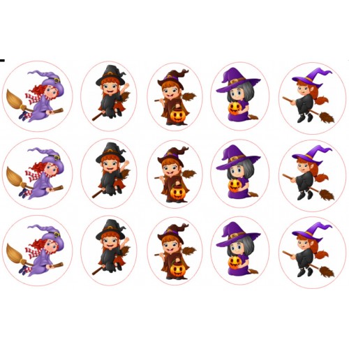 Naklejka dekoracyjna NK255 Andrzejki, 12szt.