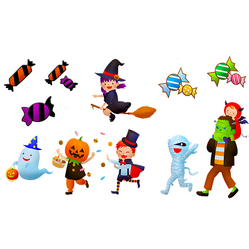 Naklejka dekoracyjna  NK276, 18 szt.