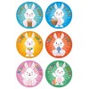 Naklejki Wielkanocne Happy Easter Zajączki 12szt