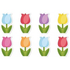 Naklejki Wielkanocne Tulipany 30*20mm 32szt