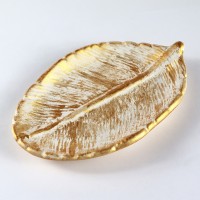 Gipsowa podstawka Listek GB04z
