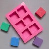 Forma silikonowa Kwadrat 6x (cały zestaw)