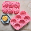 Forma silikonowa na babeczki do mydeł do odlewów Róży