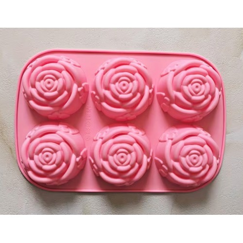 Forma silikonowa na babeczki do mydeł do odlewów Róży