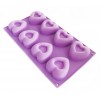 Silikonowa forma Serce 8x