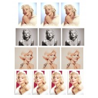 Obrazki na wodorozpuszczalnym papierze Monroe NR10