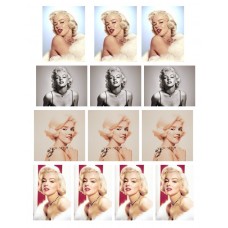 Obrazki na wodorozpuszczalnym papierze Monroe NR10