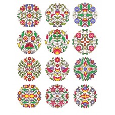 Obrazki na wodorozpuszczalnym papierze Lowicz NR28