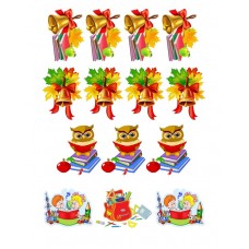 Obrazki na wodorozpuszczalnym papierze Dzień nauczyciela NR37