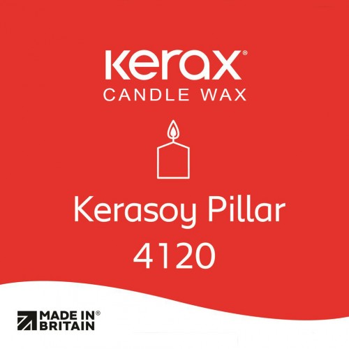 Wosk sojowy Kerax KeraSoy Pillar naturalny soywax świece wolnostojące, 500g
